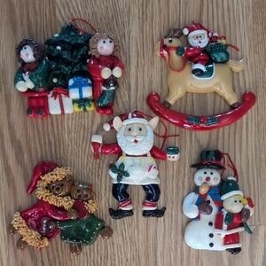 Festive Christmas Ornaments Set